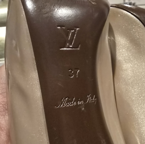 Vintage Louis Vuitton platform shoes. - Picture 7 of 16